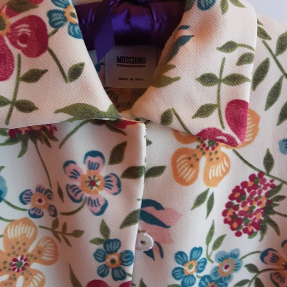 Vintage Moschino Cheap and Chic Floral Coat - Picture 2 of 3